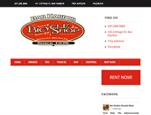 Tablet Screenshot of barharborbike.com